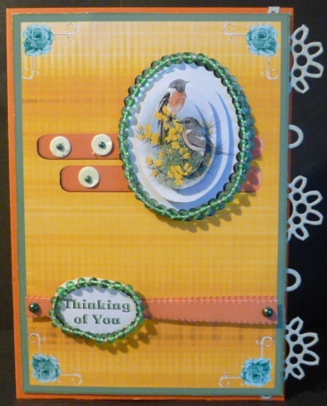 Bird Card Front (4) by Susan Powell-Barton