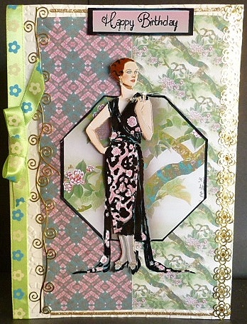 Floral Lady in Pink Mini Kit by Susan Powell-Barton