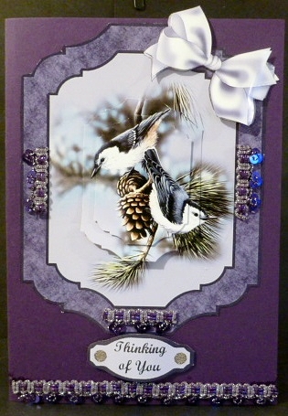 Bird Card Front (9) by Susan Powell-Barton