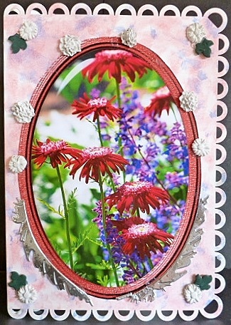 Framed Florals Cu4cu by Susan Powell-Barton