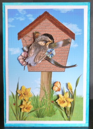Spring Time Bird 1 by Susan Powell-Barton
