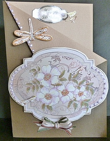 Dog Roses Toppers/tags by Susan Powell-Barton