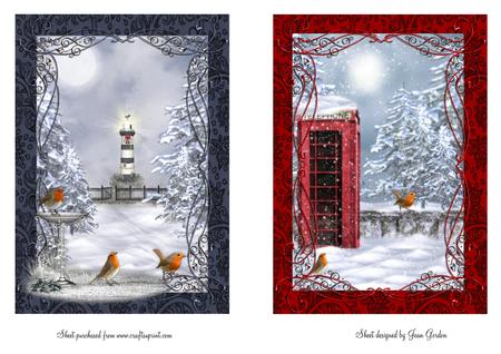 2 Winter Toppers by Susan Powell-Barton