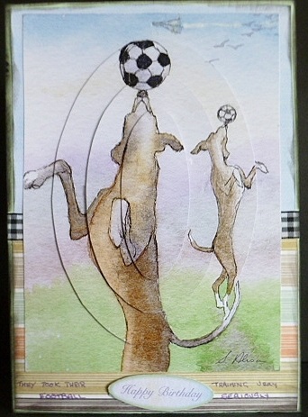 They Took Their Football Training Very Seriously Pyramage by Susan Powell-Barton