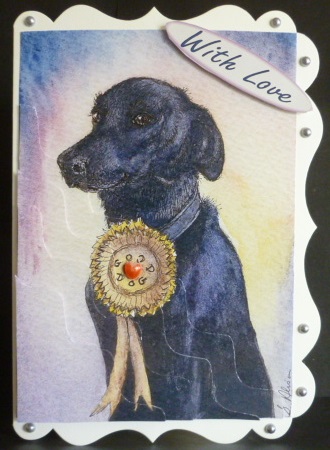I Am Such a Good Dog! Black Labrador Retriever Dog Stacker by Susan Powell-Barton