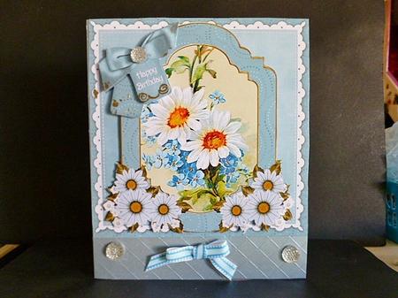 Daisies Happy Birthday 6in Floral Step by Step by Susan Powell-Barton