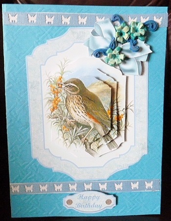 Bird Card Front (1) by Susan Powell-Barton