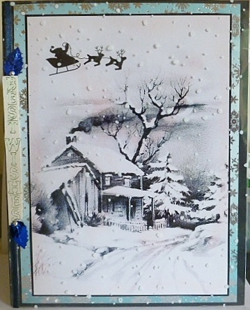 Christmas Winter Scene Topper by Susan Powell-Barton