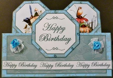 Double Tent Cards- Feathered Friends by Susan Powell-Barton