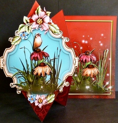 Fairy Flowers Diamond Front Card Kit by Susan Powell-Barton
