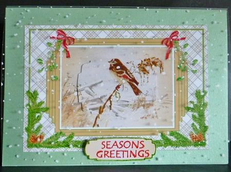 Bird in the Snow by Susan Powell-Barton
