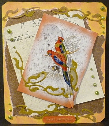 Vintage Birds 3.1, Tropical Birds 1 by Susan Powell-Barton