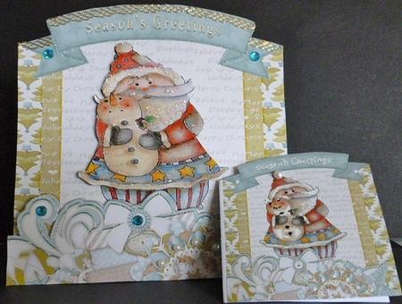 Shaped Card Kit Seasons Greetings 505 by Susan Powell-Barton