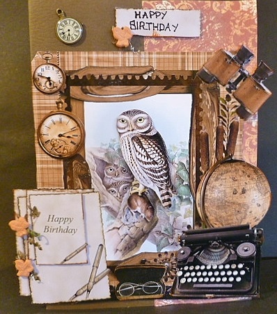 Traveling the Globe in Search of Owls Mini Kit by Susan Powell-Barton
