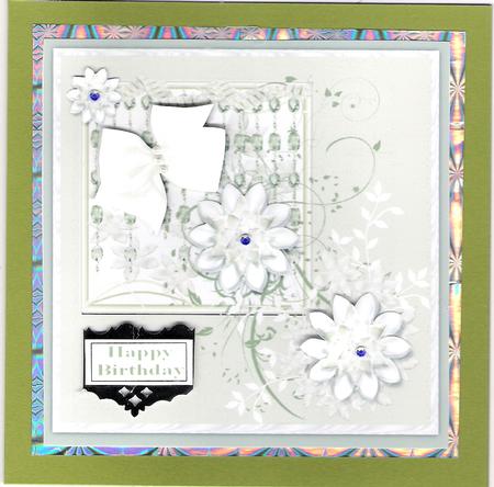 Sage with Floral Embellisments by Susan Rapin