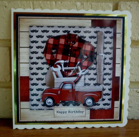 Male Cards New Designs 7x7  by Susan Skipper
