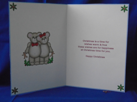Sending a Christmas Card Insert by Susan Smith