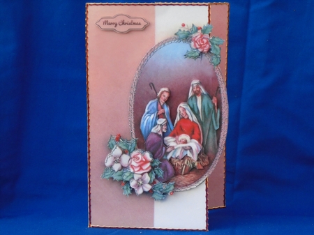 Baby Jesus & Holly Quick Card Mini Kit by Susan Smith