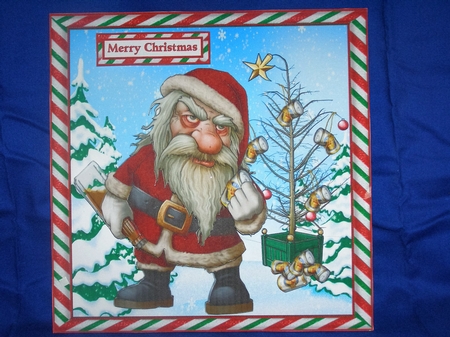 8x8 Bad Santa Mini Kit by Susan Smith