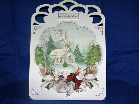 The Church and Steeple 7x7 Card Aprox by Susan Smith