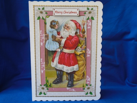 Santa Claus Christmas Topper by Susan Smith