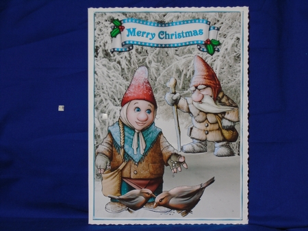 The bird feeder gnome in the snow! by Susan Smith