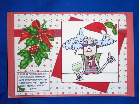 Stellas fabulous Christmas quick card by Susan Smith