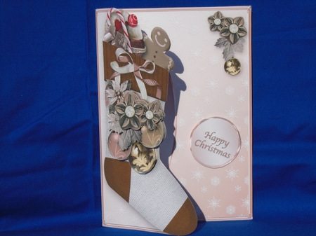 Lots of Goodies - Christmas Stocking Card Mini Kit by Susan Smith
