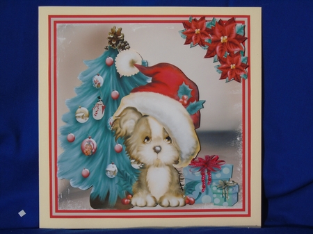 Christmas puppy mini kit by Susan Smith