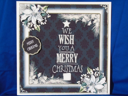 We Wish You A Merry Christmas Card Front Kit by Susan Smith