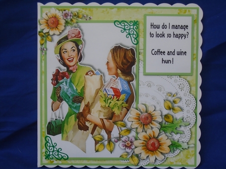 Happy With Coffee & Wine by Susan Smith