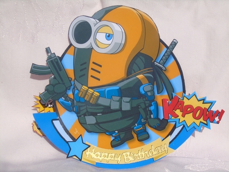 Minion Superhero Card Kit. 3 by Susan Smith