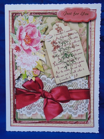 Beautiful Roses on a Vintage Tag  by Susan Smith
