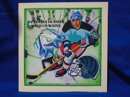Ice Hockey Game On by Susan Smith