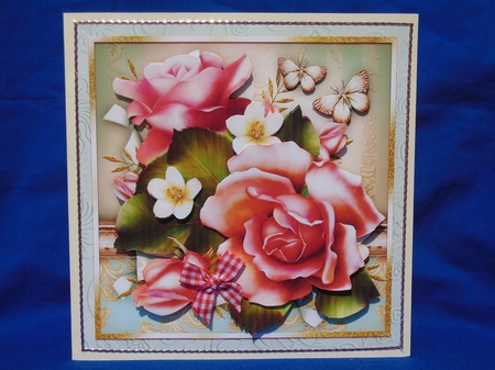 Vintage Peach Roses for All Occasions Mini Kit by Susan Smith