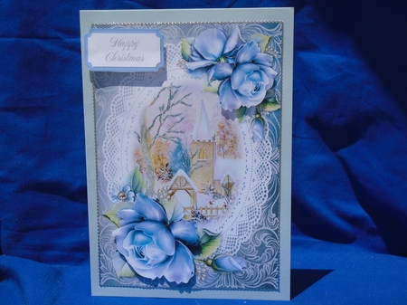 A5 Christmas Scene 3 by Susan Smith