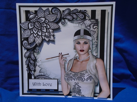 Black Lace Beauty by Susan Smith