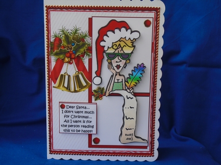 Rita being nice for Christmas  by Susan Smith