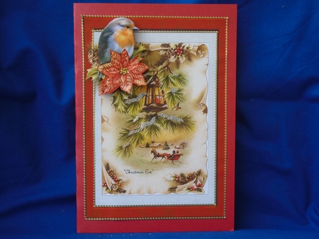 Robin and lantern by Susan Smith