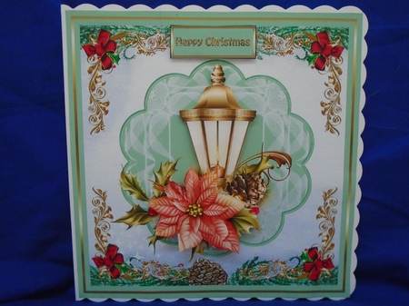 Poinsettia and lamp light by Susan Smith