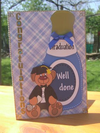 Graduation Champagne Bears by Susan Smith