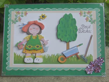 Garden Decoupage by Susan Smith
