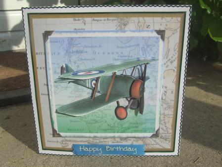 Plane Step by Step Card by Susan Smith