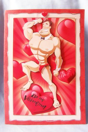 Valentines Day Dude Hunk. by Susan Smith
