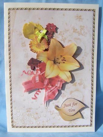 Yellow Lily Arrangment by Susan Smith
