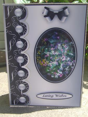 Glorious Bouquet A5 Pyramid Card Front by Susan Smith