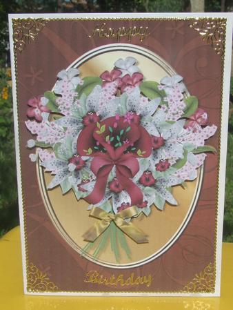 Floral Bouquet Quick Card by Susan Smith