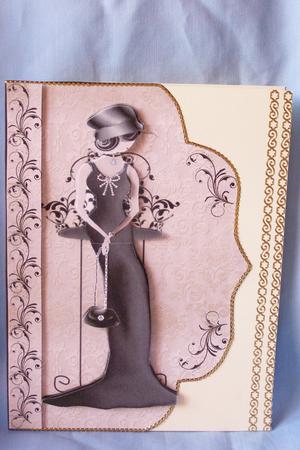 Artdecor Lady Fancy Edge with Decoupage by Susan Smith
