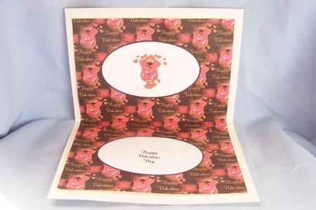 Puppy Love Valentine Insert by Susan Smith