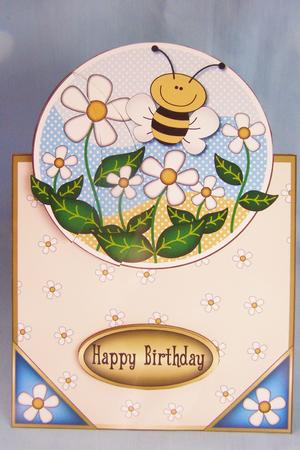 'bee' Happy Vertical Fold Back by Susan Smith
